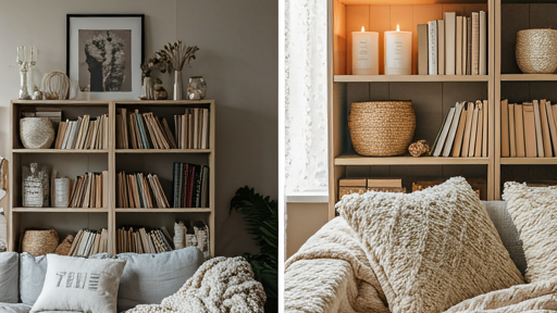 Antes e depois de perfumar a casa