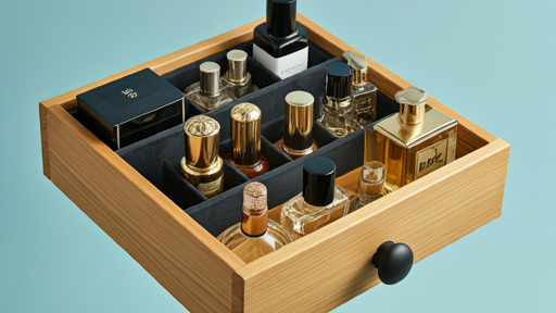 Seja criativo ao guardar seus perfumes